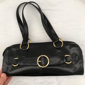 Black Leather HOBO Bag